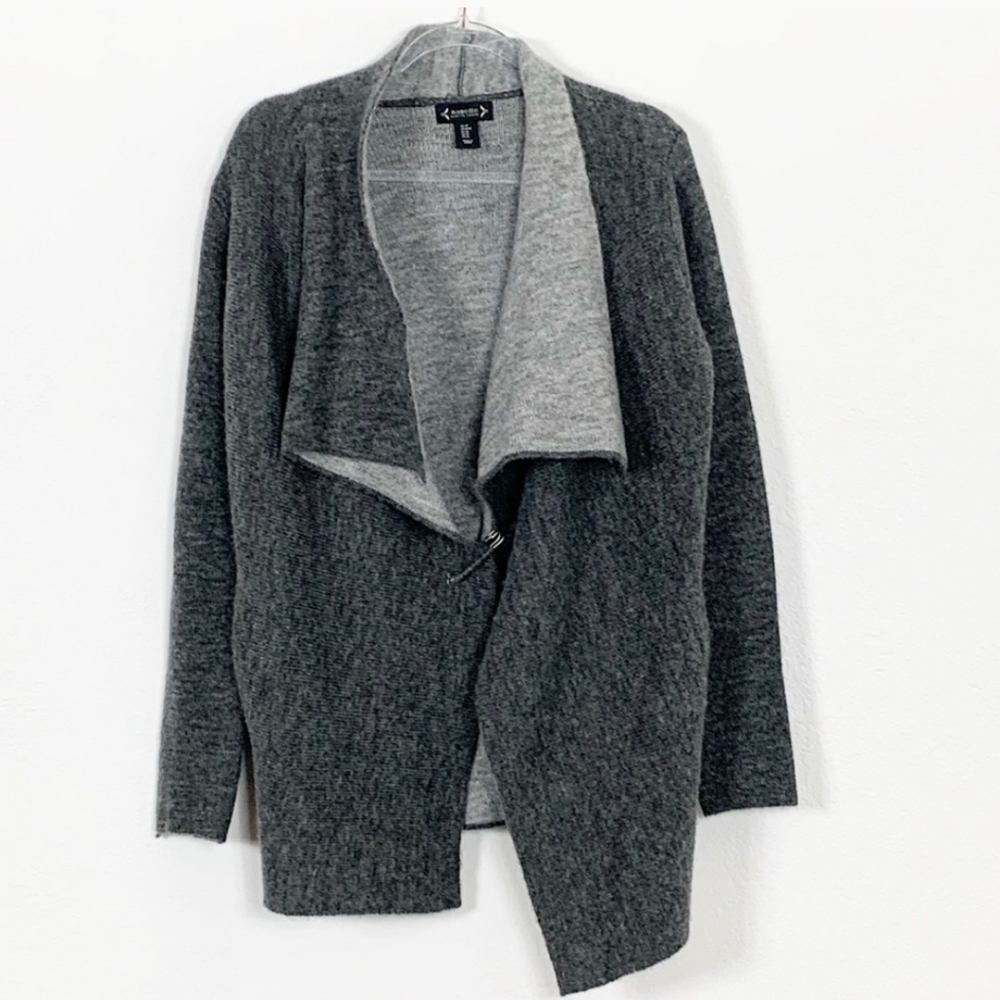 Nanette Lepore Wool Poncho Shawl Cardigan Medium